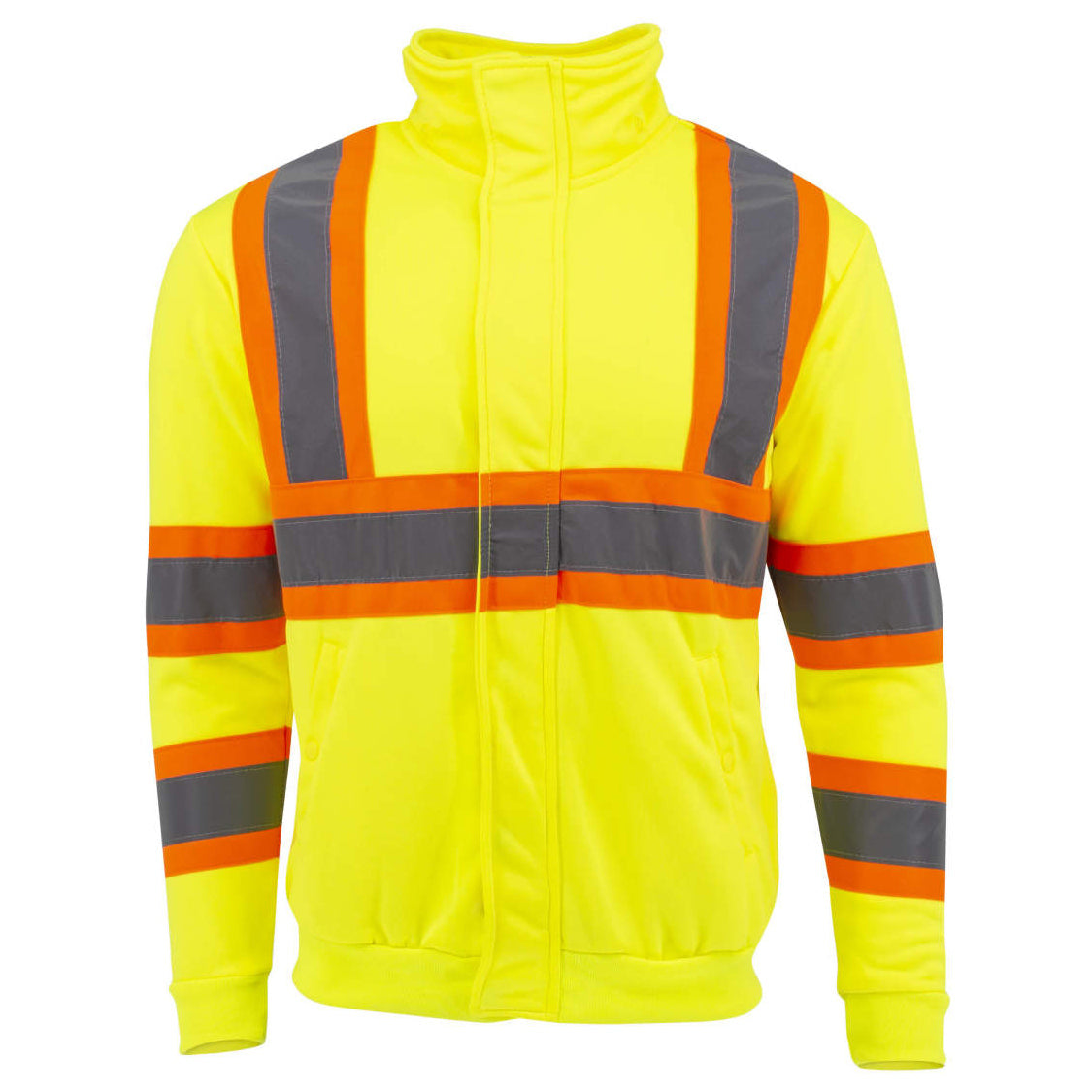 Yellow/Lime Safety Sweatshirt - Radians - Reflective Design