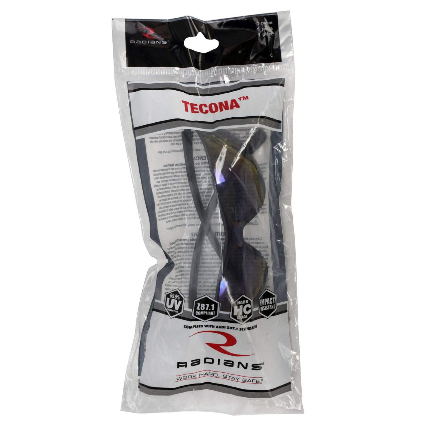 Clear Lens Glasses - Radians - Durable Safety Frame