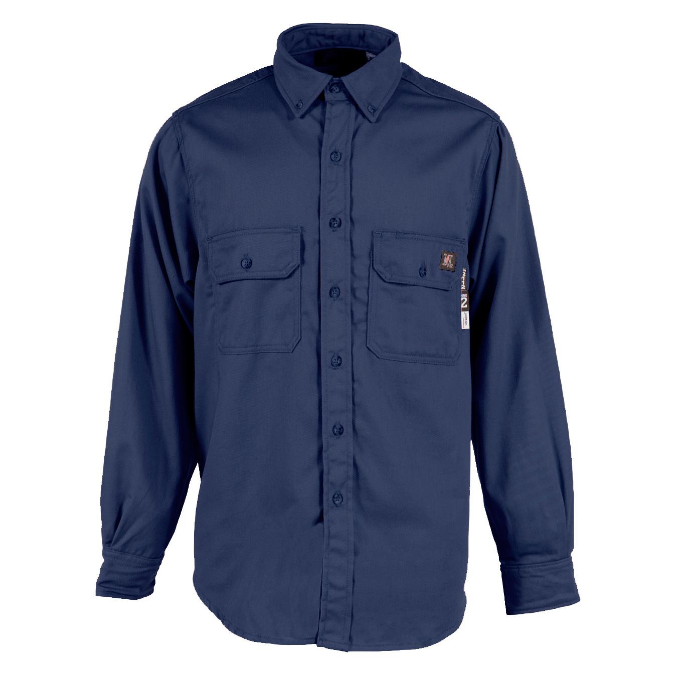 Khaki Button Up Shirt - Neese - Long Sleeve FR