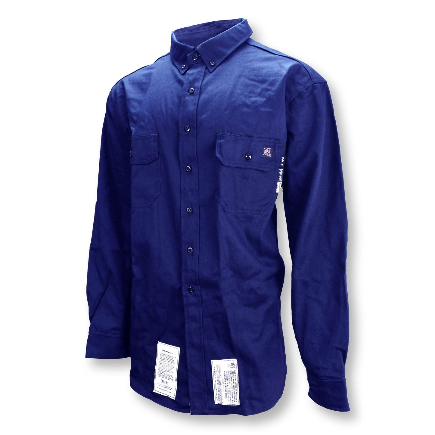 Khaki Button Up Shirt - Neese - Long Sleeve FR