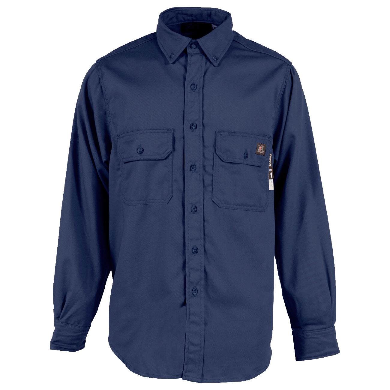 Gray Button Up Shirts - Neese - Nomex Fabric