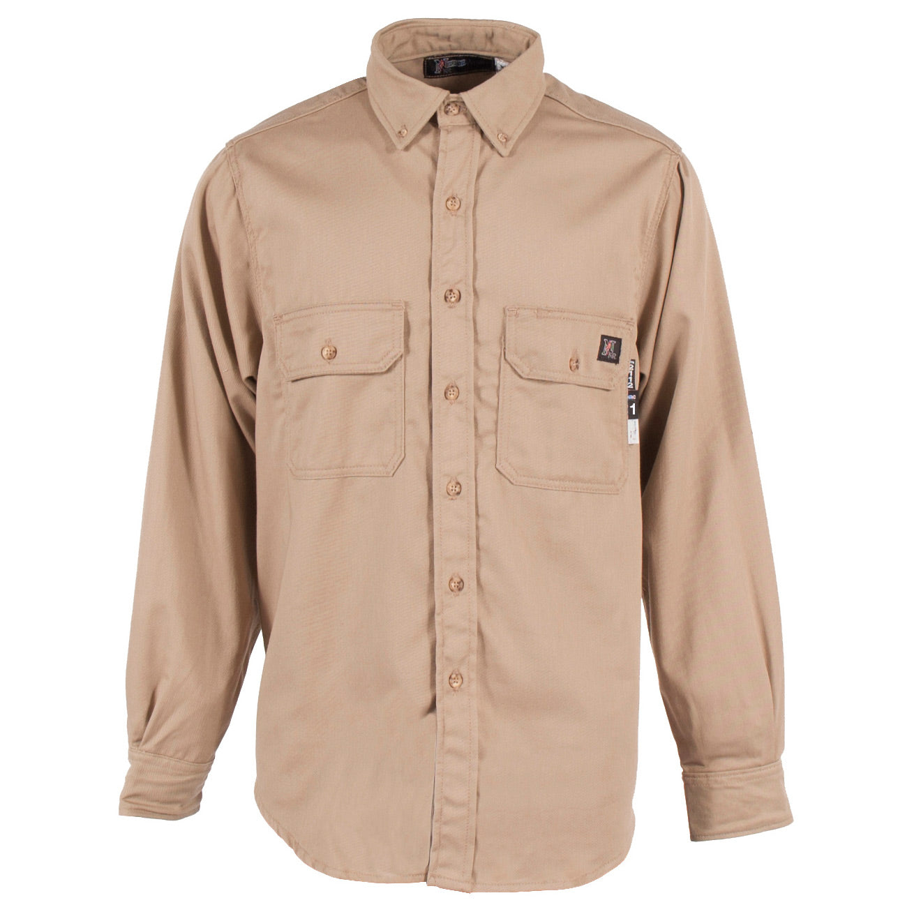 Gray Button Up Shirt - Neese - Nomex Fabric
