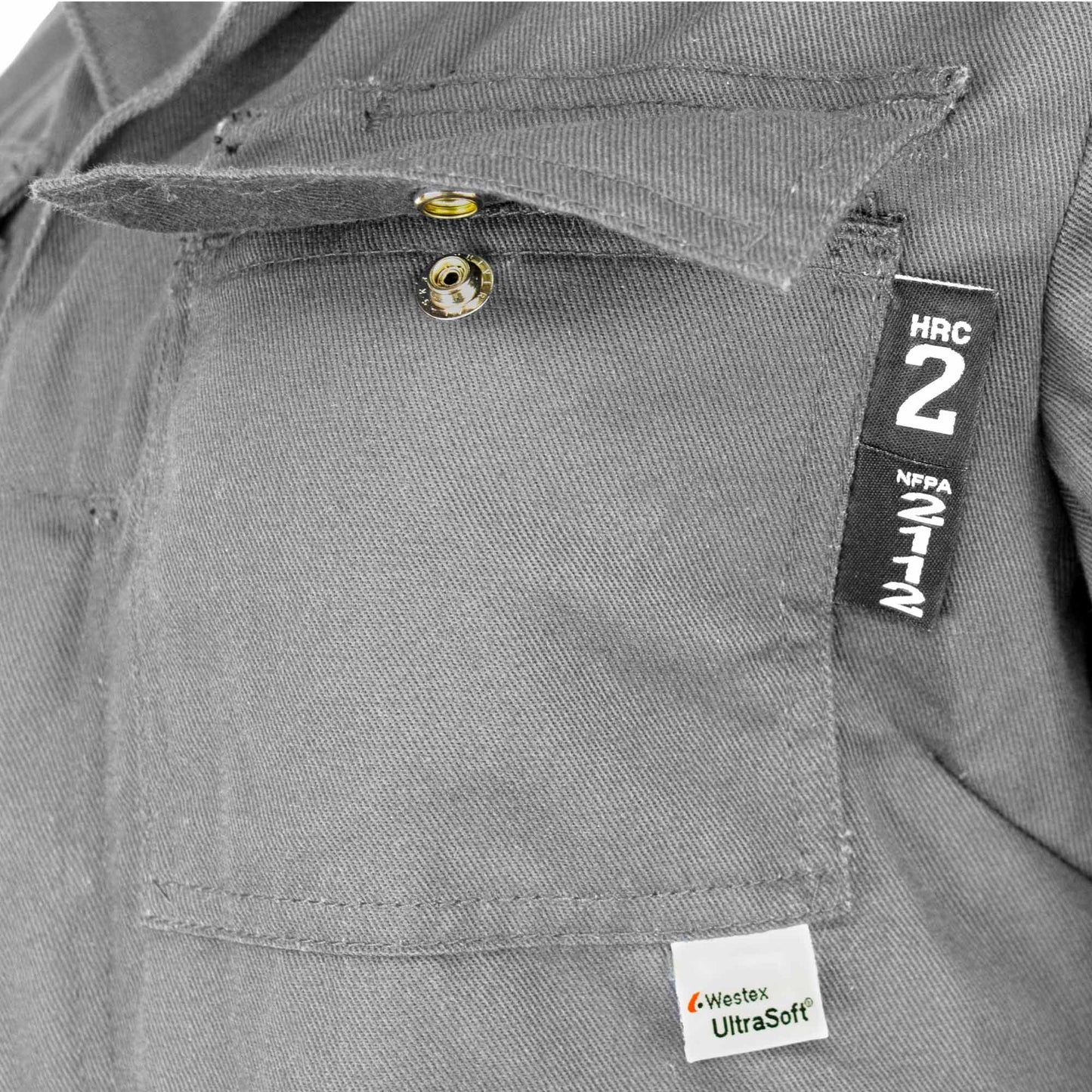 Gray Coveralls - Neese - Ultra-Soft Fabric