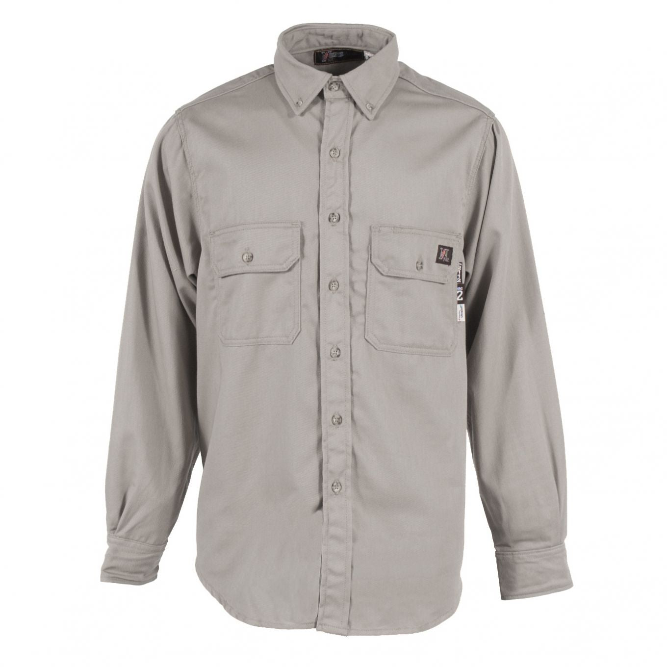 Gray Button Up Shirt - Neese - Ultra-Soft Fabric