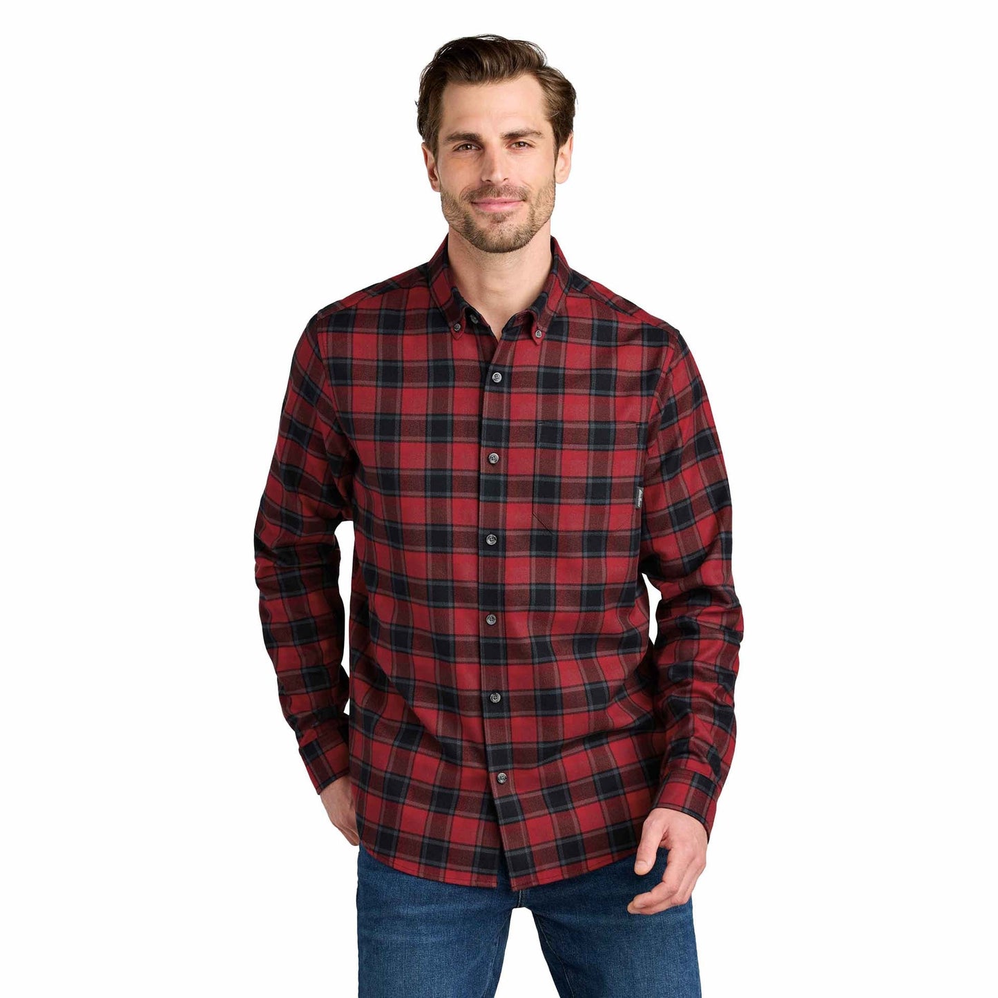 Deep Black Mini Buffalo Shirt - Eddie Bauer - Soft Flannel