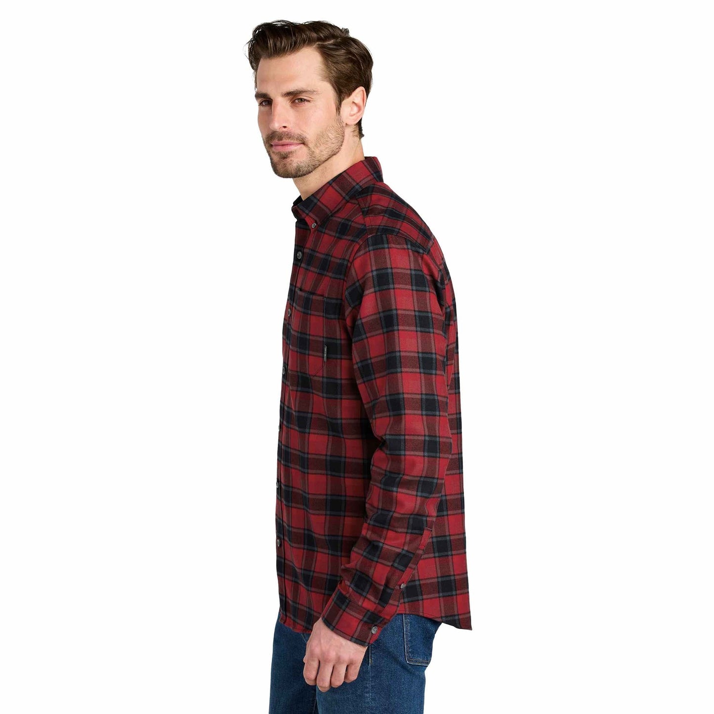Deep Black Mini Buffalo Shirt - Eddie Bauer - Soft Flannel