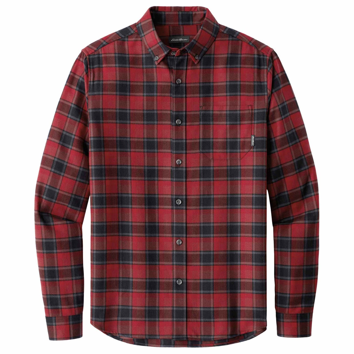 Deep Black Mini Buffalo Shirt - Eddie Bauer - Soft Flannel