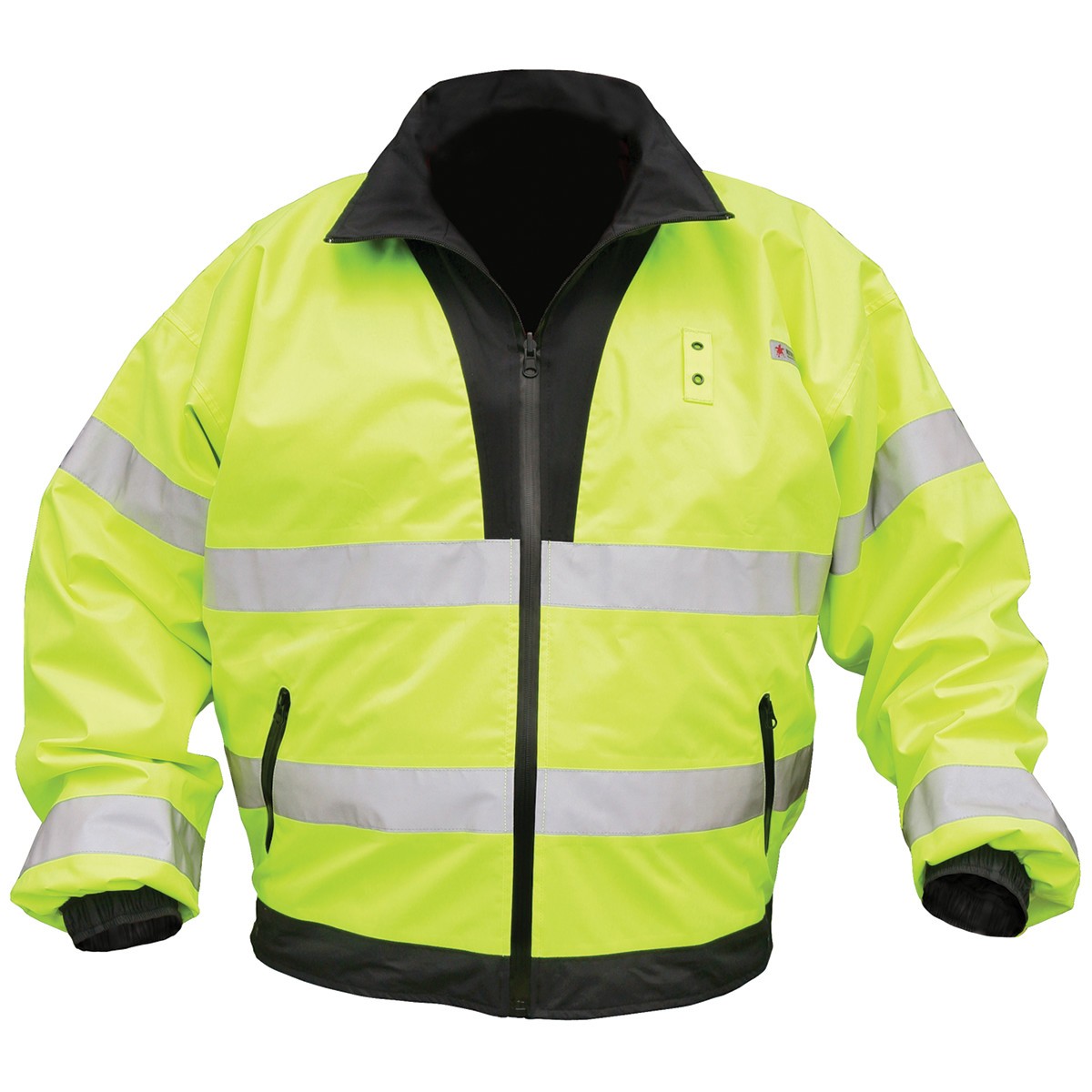 Yellow/Lime Safety Jacket - MCR Safety - Reversible Design