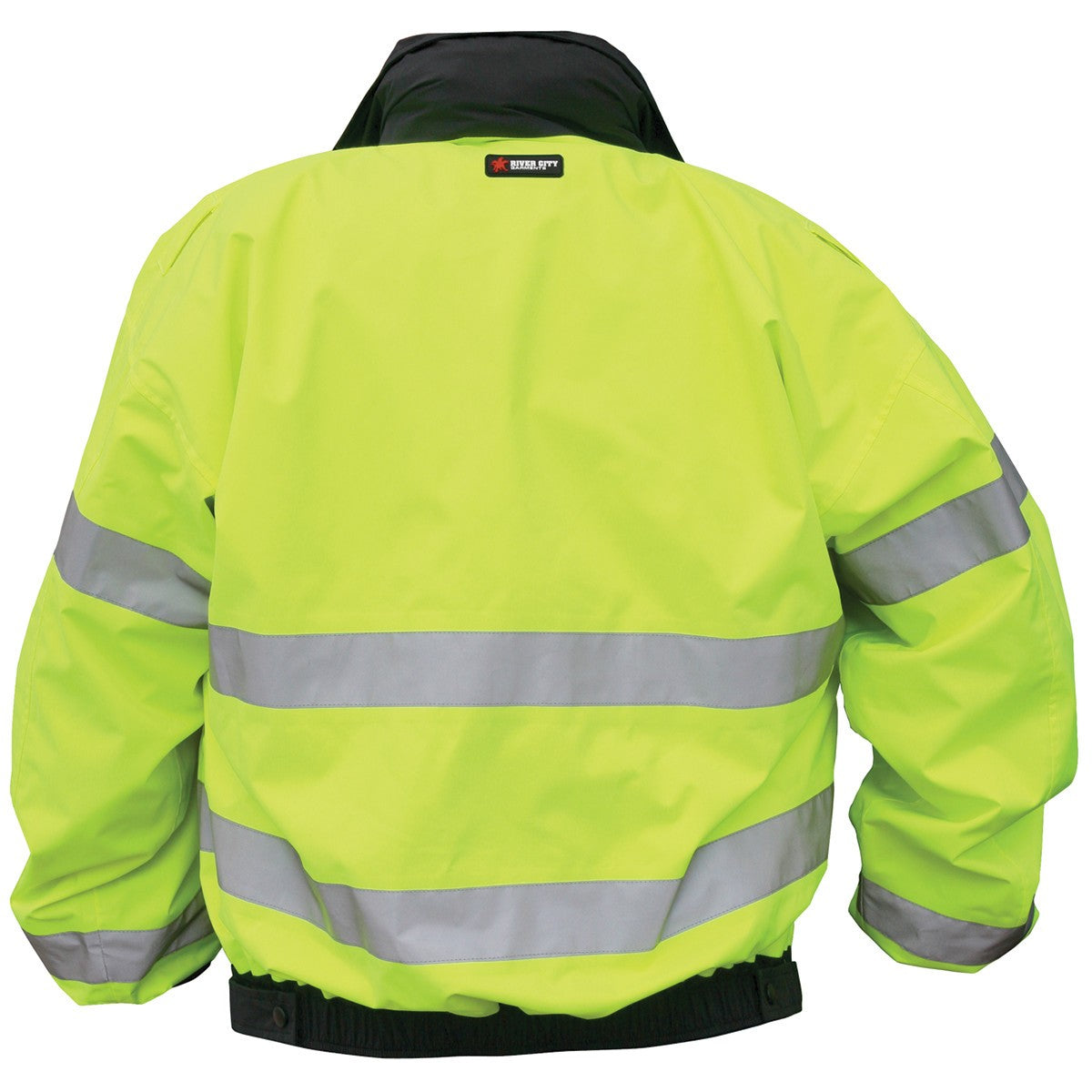 Yellow/Lime Safety Jacket - MCR Safety - Reversible Design