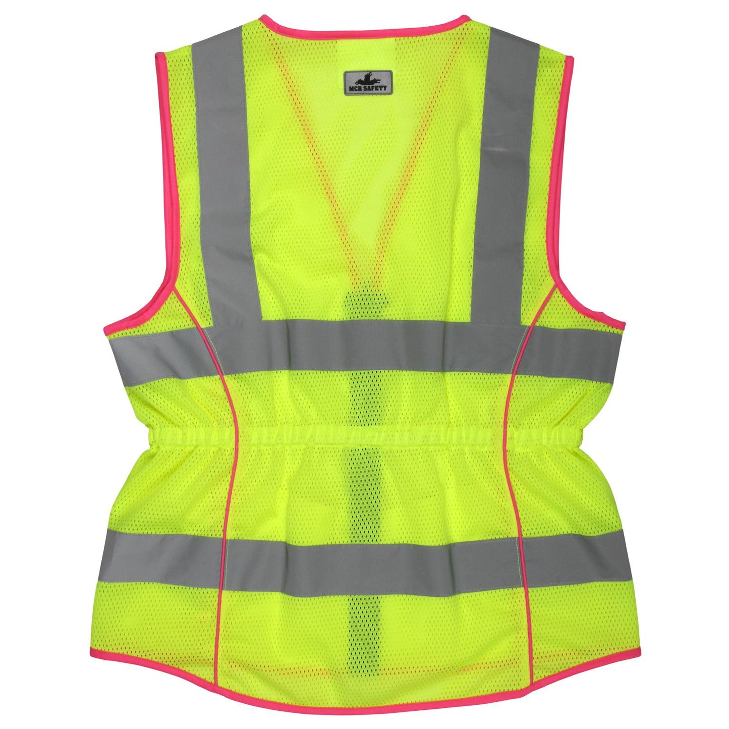 Yellow/Lime Safety Vests - MCR Safety - Lightweight Mesh