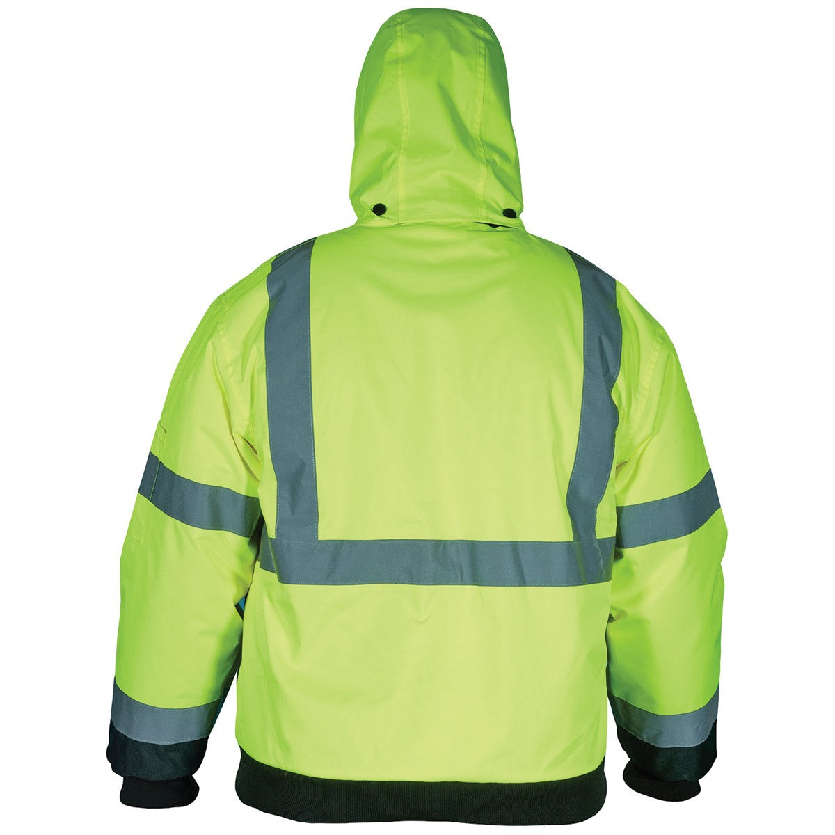 Yellow/Lime Safety Jacket - MCR Safety - Luminator Bomber