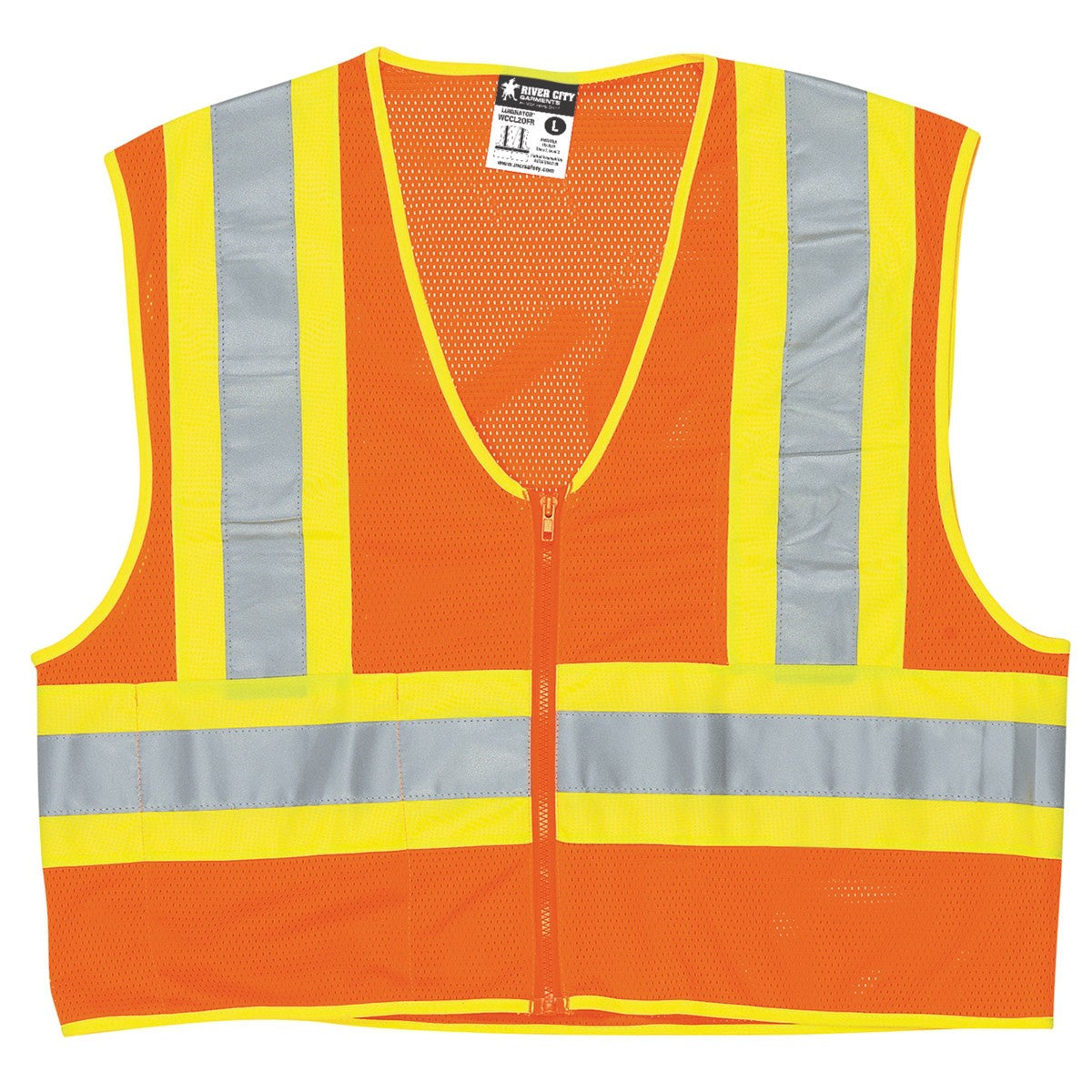 Yellow/Lime Safety Vests - MCR Safety - Two-Tone Design