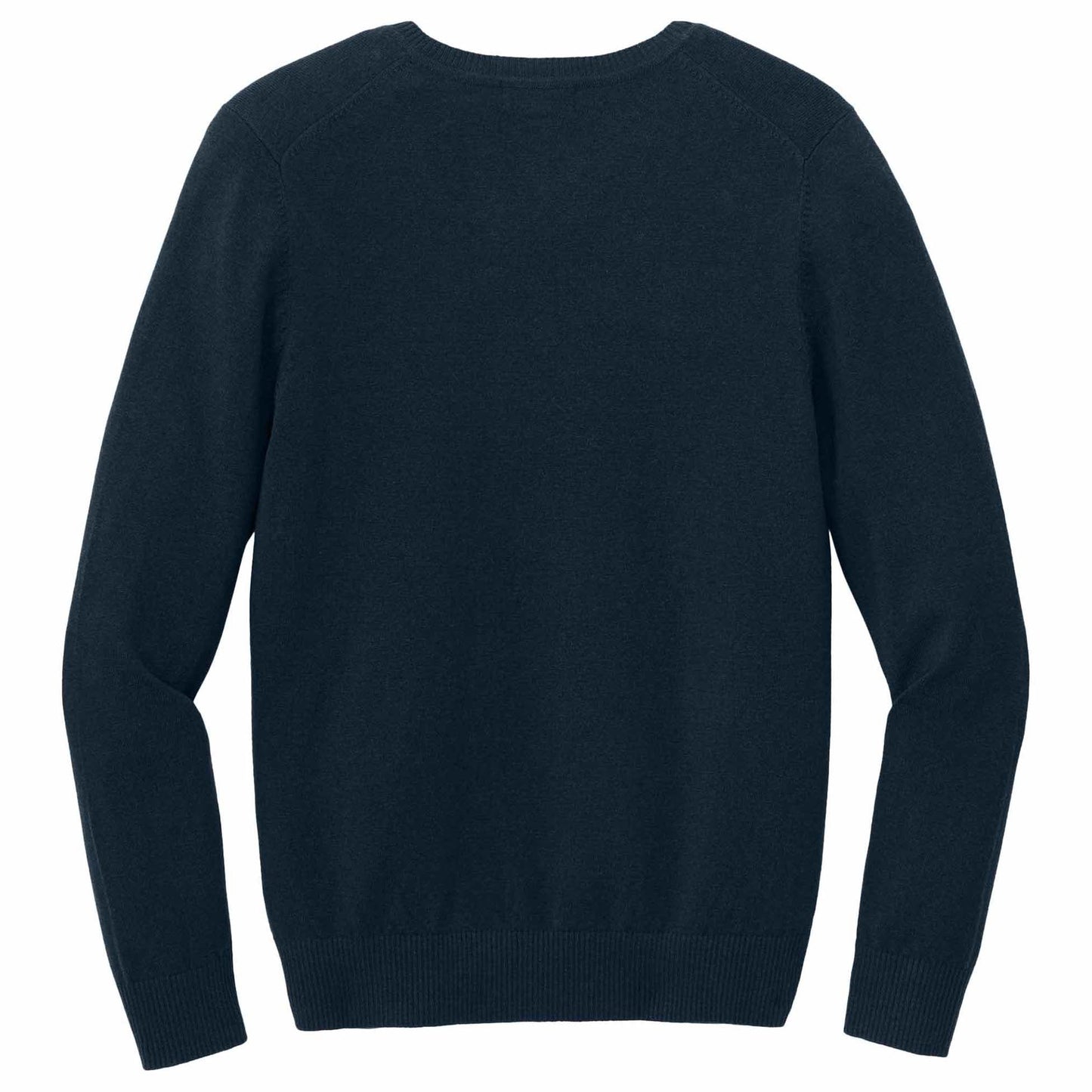Aegean Blue Sweater - Port Authority - V-Neck Design