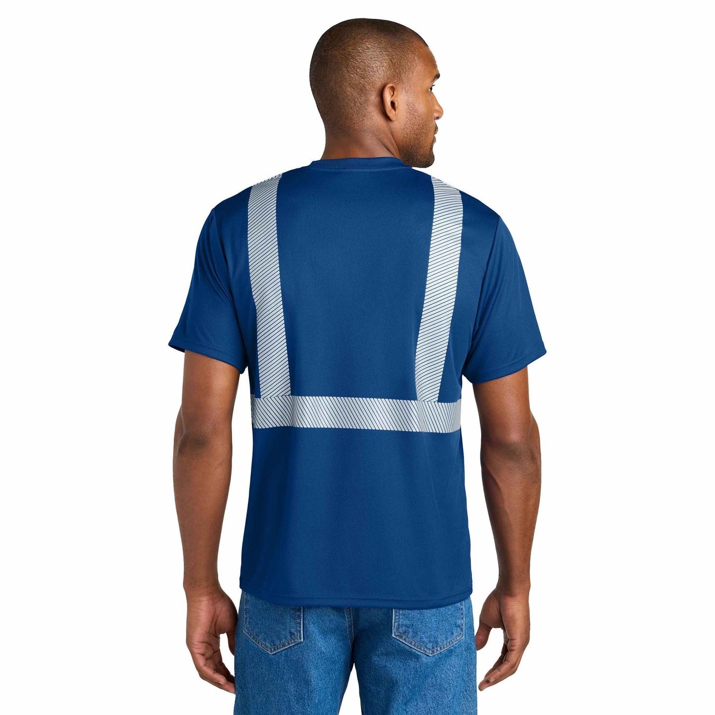 Black Safety Shirts - Cornerstone - Bright Visibility Tee - Enhanced Performance