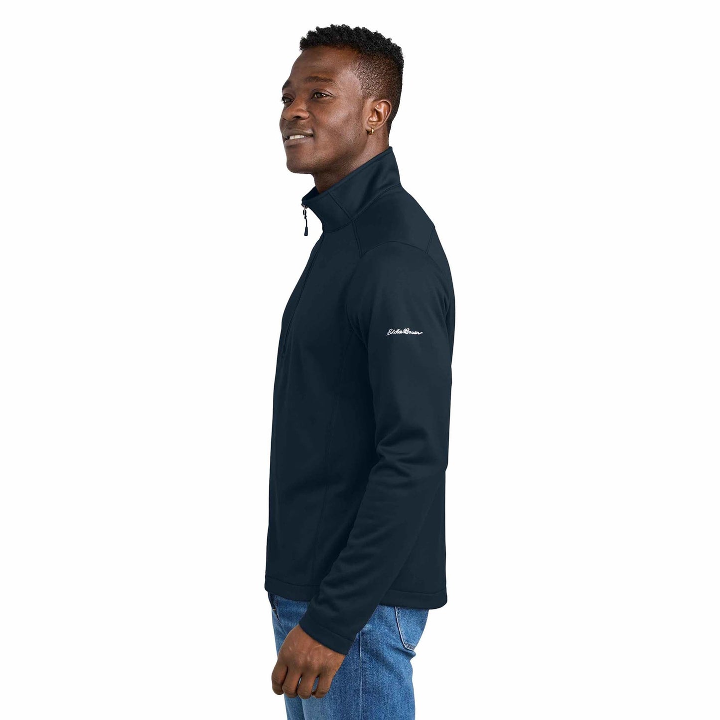 Black Sweatshirts - Eddie Bauer - Smooth Fleece Mid Layer