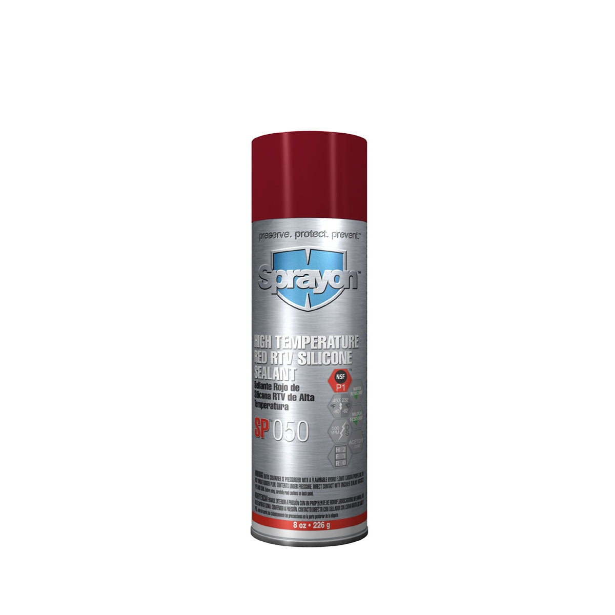 8 oz Aerosol Industrial Safety - Sprayon - Durable Sealant