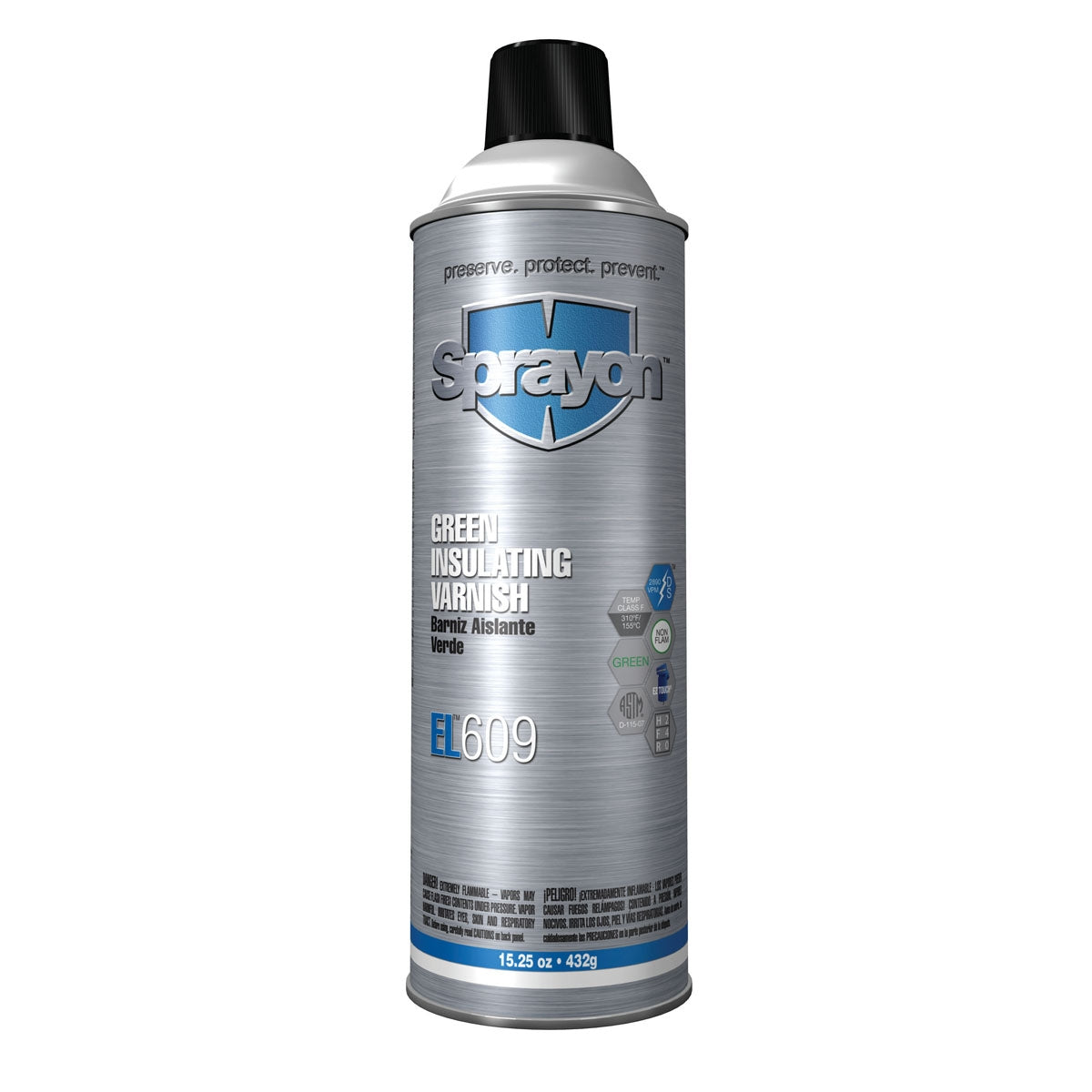 15.25oz Aerosol Industrial Safety - Sprayon - Durable Varnish