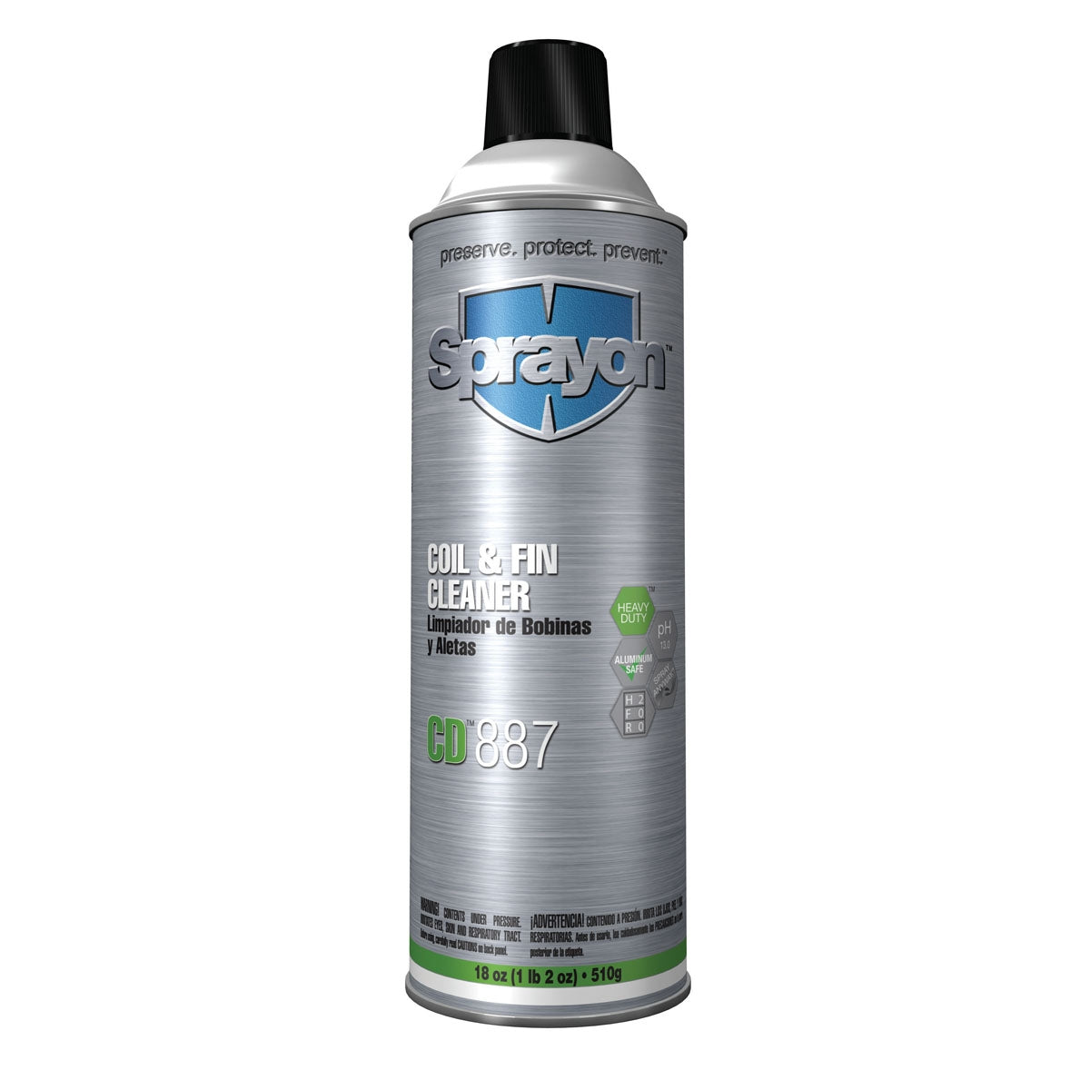 18 oz Aerosol Industrial Safety - Sprayon - Effective Cleaner