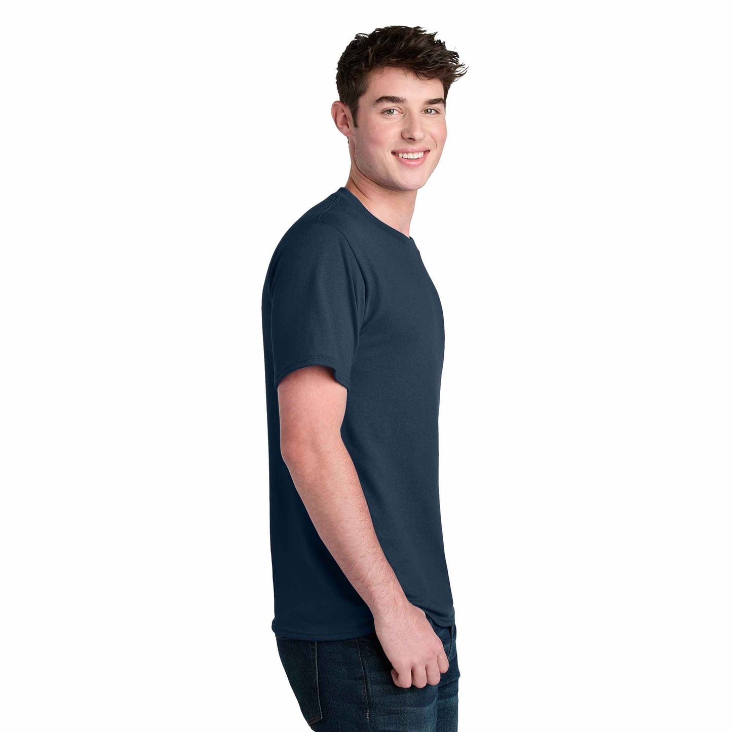 Aquatic Blue T-Shirts - Port & Company - Eco Friendly Cotton