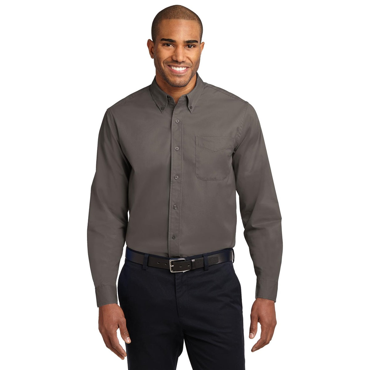 Athletic Gold Button Up Shirt - Port Authority - Easy Care