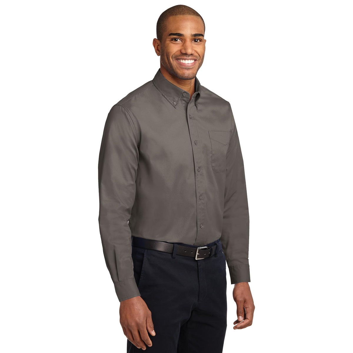 Athletic Gold Button Up Shirt - Port Authority - Easy Care