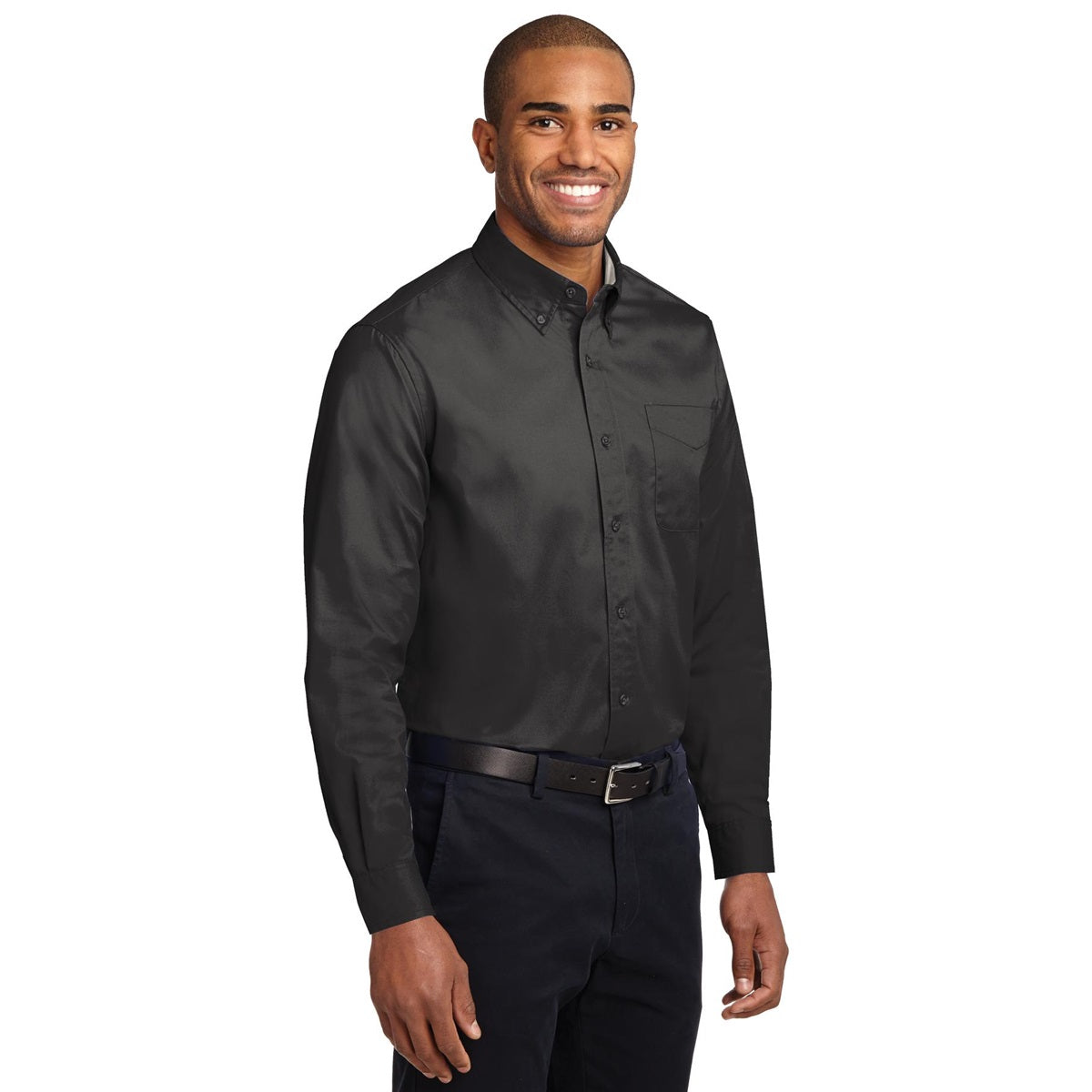 Athletic Gold Button Up Shirt - Port Authority - Easy Care