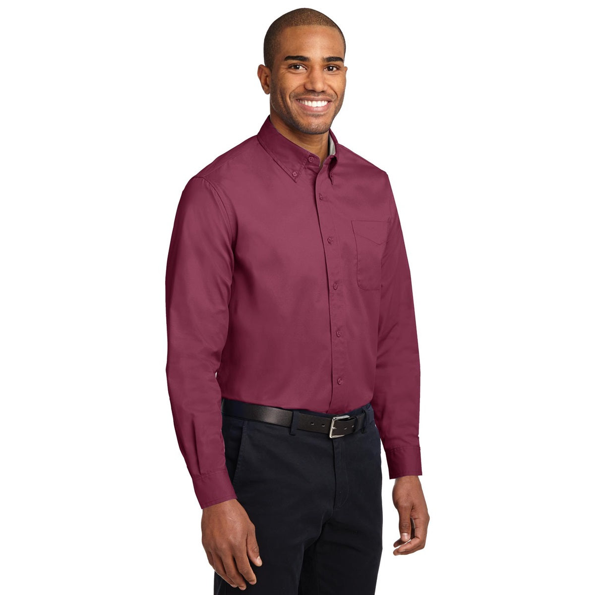 Athletic Gold Button Up Shirt - Port Authority - Easy Care
