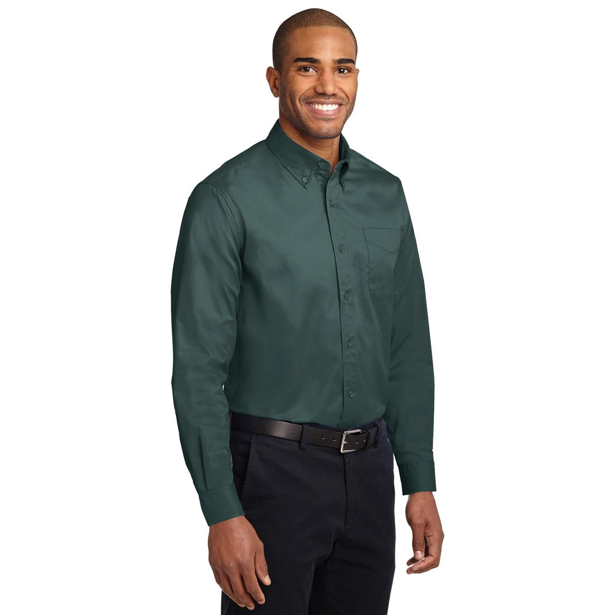 Athletic Gold Button Up Shirt - Port Authority - Easy Care