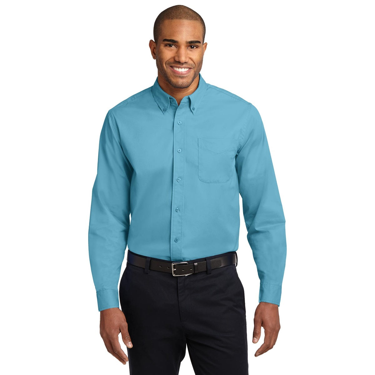 Athletic Gold Button Up Shirt - Port Authority - Easy Care