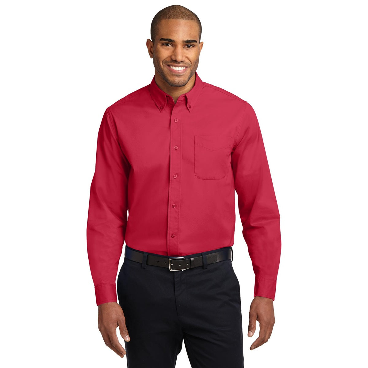 Athletic Gold Button Up Shirt - Port Authority - Easy Care