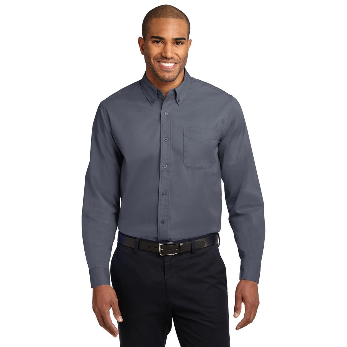 Athletic Gold Button Up Shirt - Port Authority - Easy Care