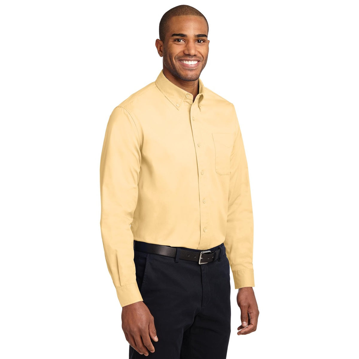 Athletic Gold Button Up Shirt - Port Authority - Easy Care