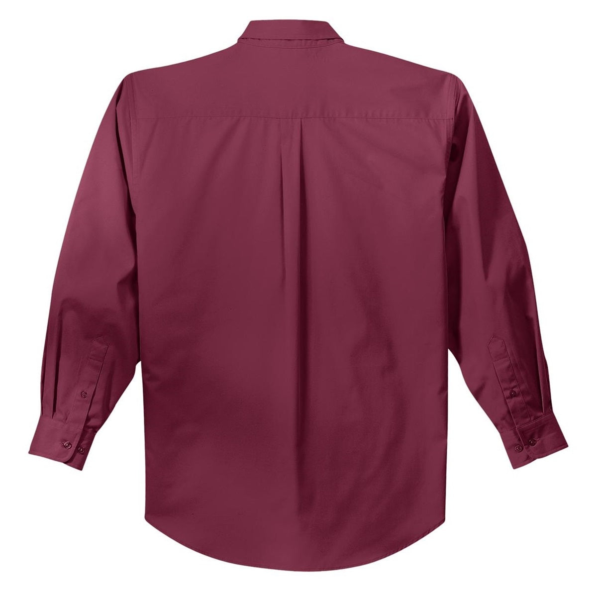 Black/Light Stone Button Up Shirt - Port Authority - Durable