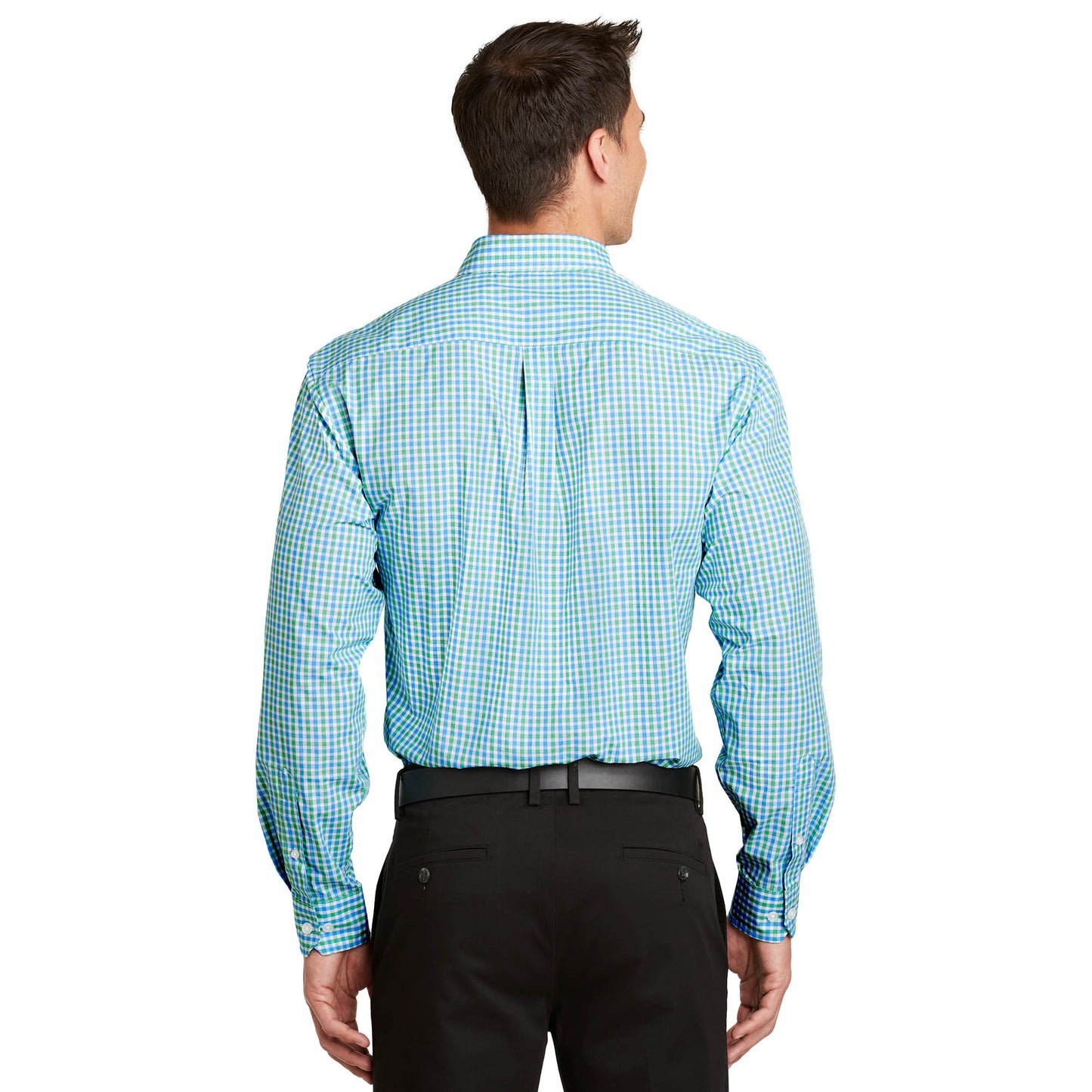Black/Charcoal Button Up Shirts - Port Authority - Stylish