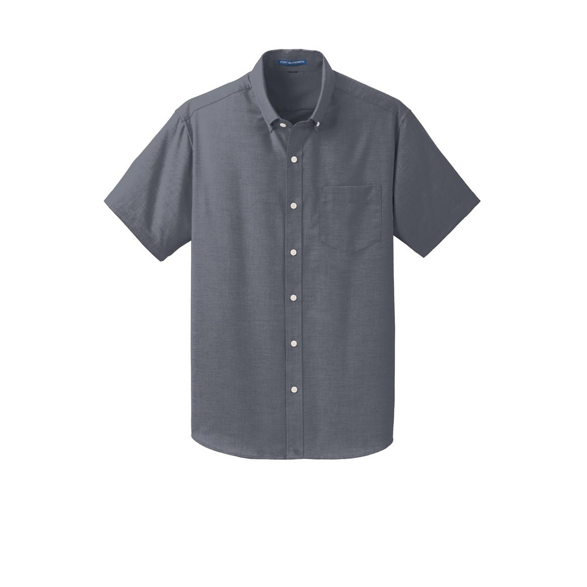 Black Button Up Shirts - Port Authority - Soft Oxford