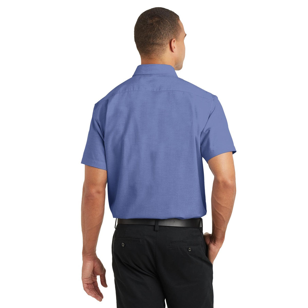 Black Button Up Shirts - Port Authority - Soft Oxford