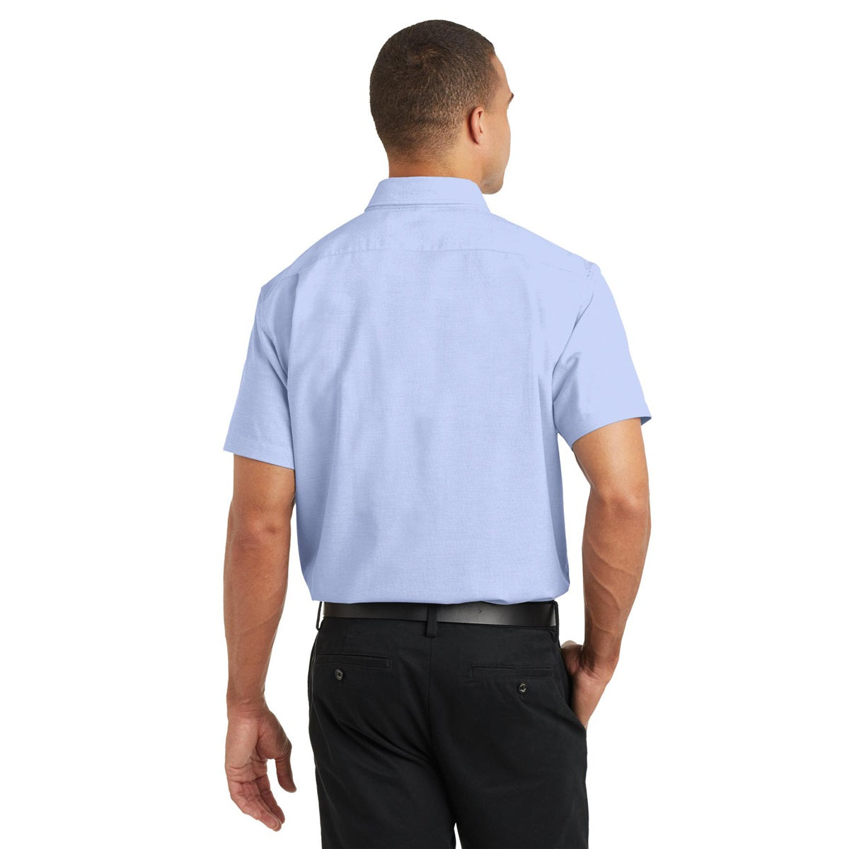 Black Button Up Shirts - Port Authority - Soft Oxford