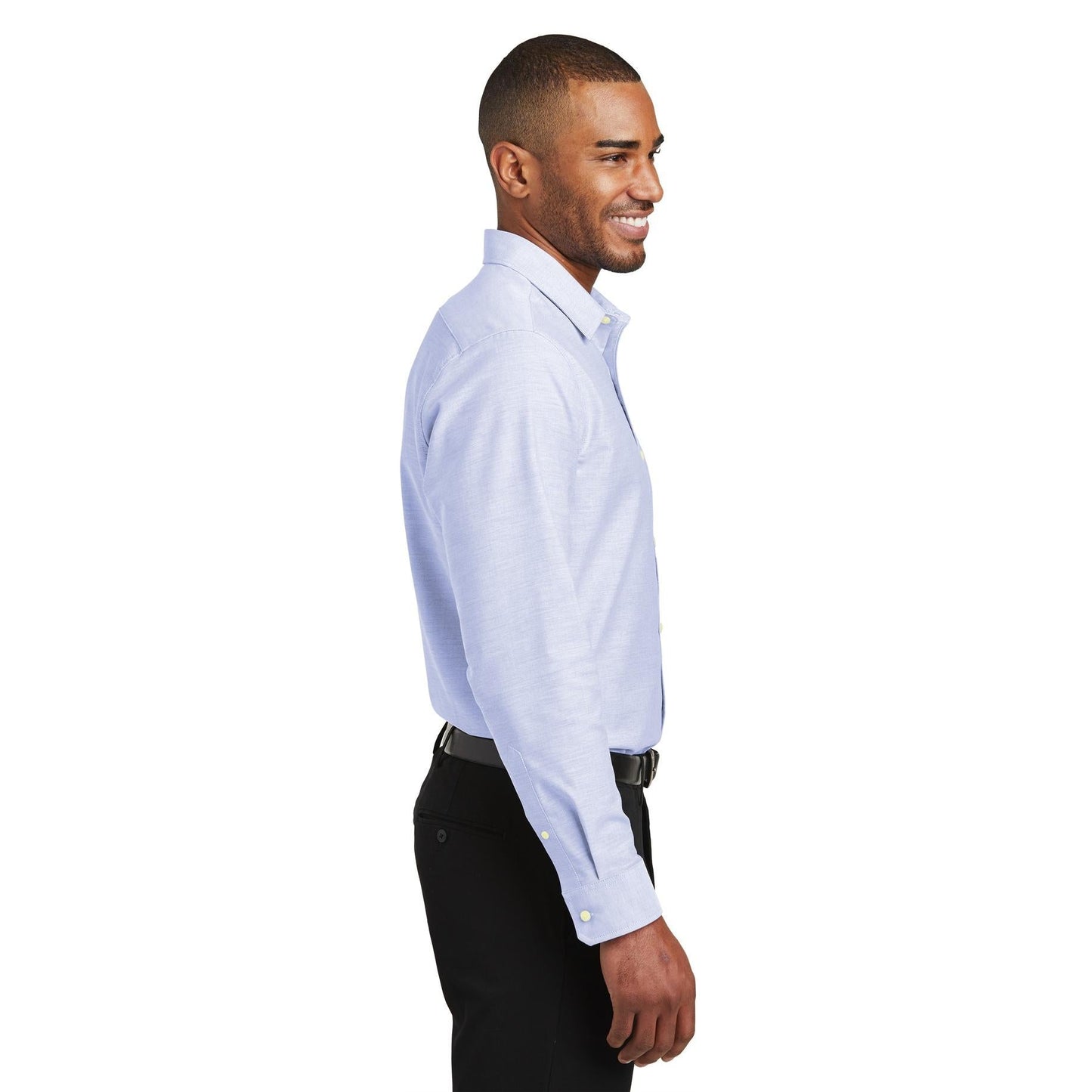 Oxford Blue Button Up Shirt - Port Authority - Soft Feel