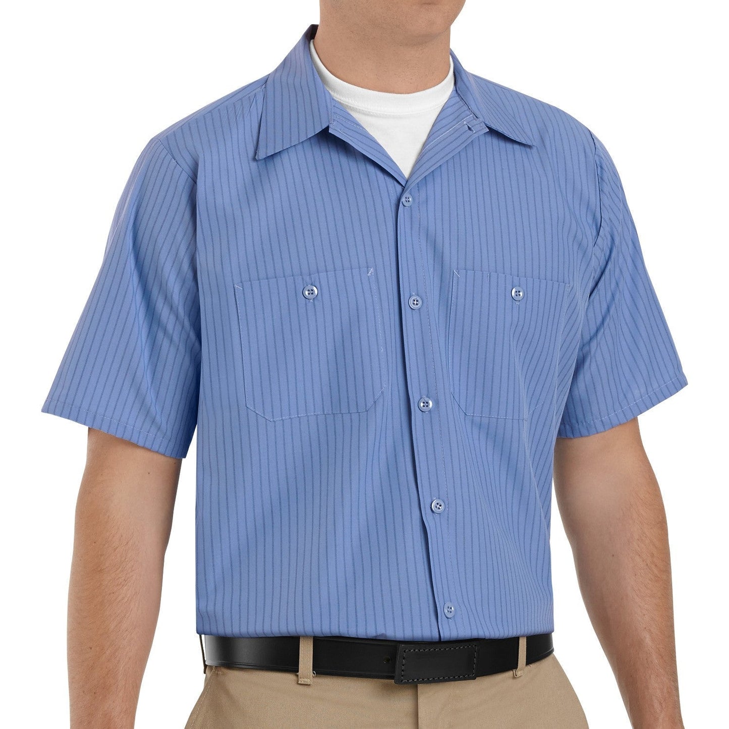 Short Sleeve Button Up Shirts - Red Kap - Industrial Fabric