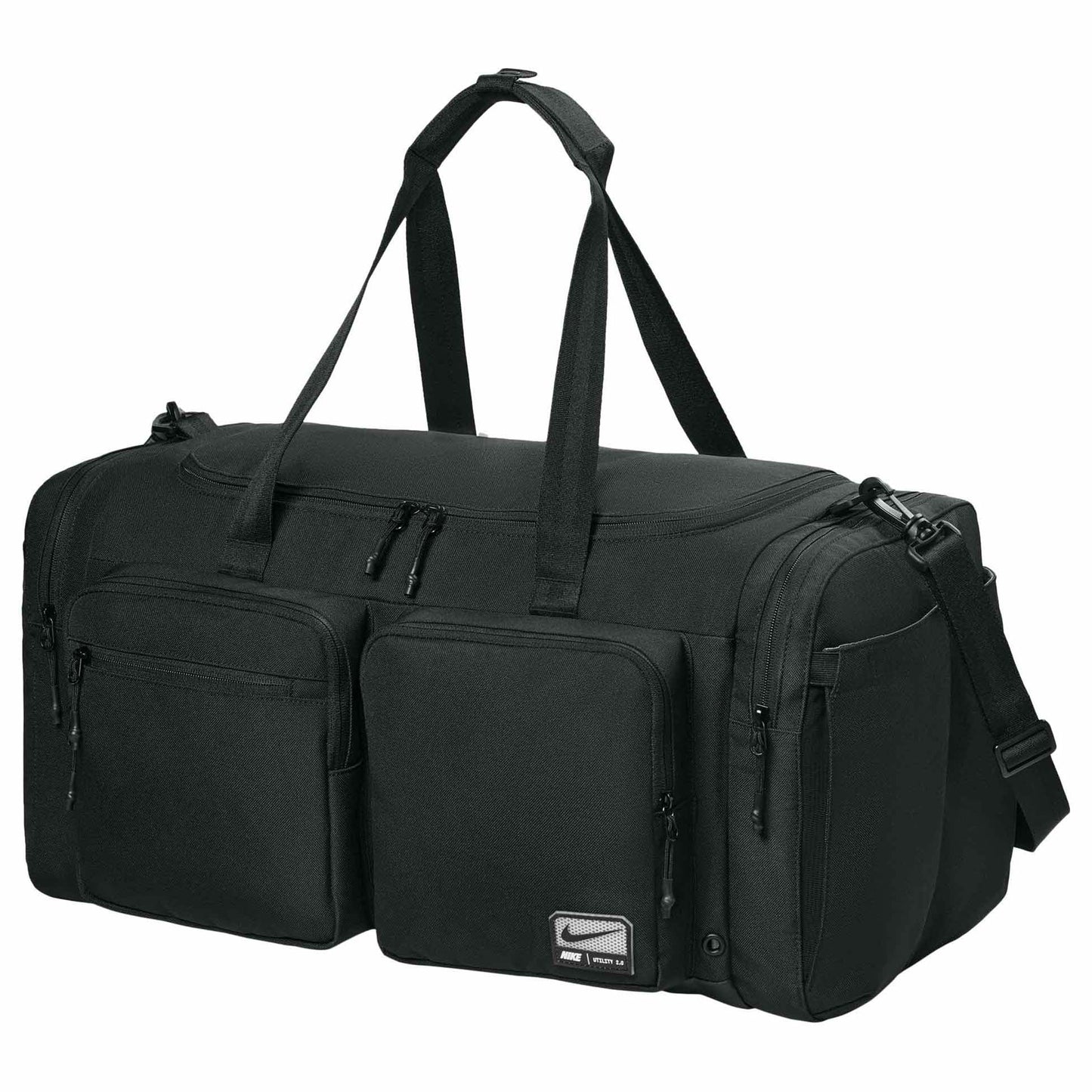 Black Duffel Bags - Nike - Eco-Friendly Utility Design