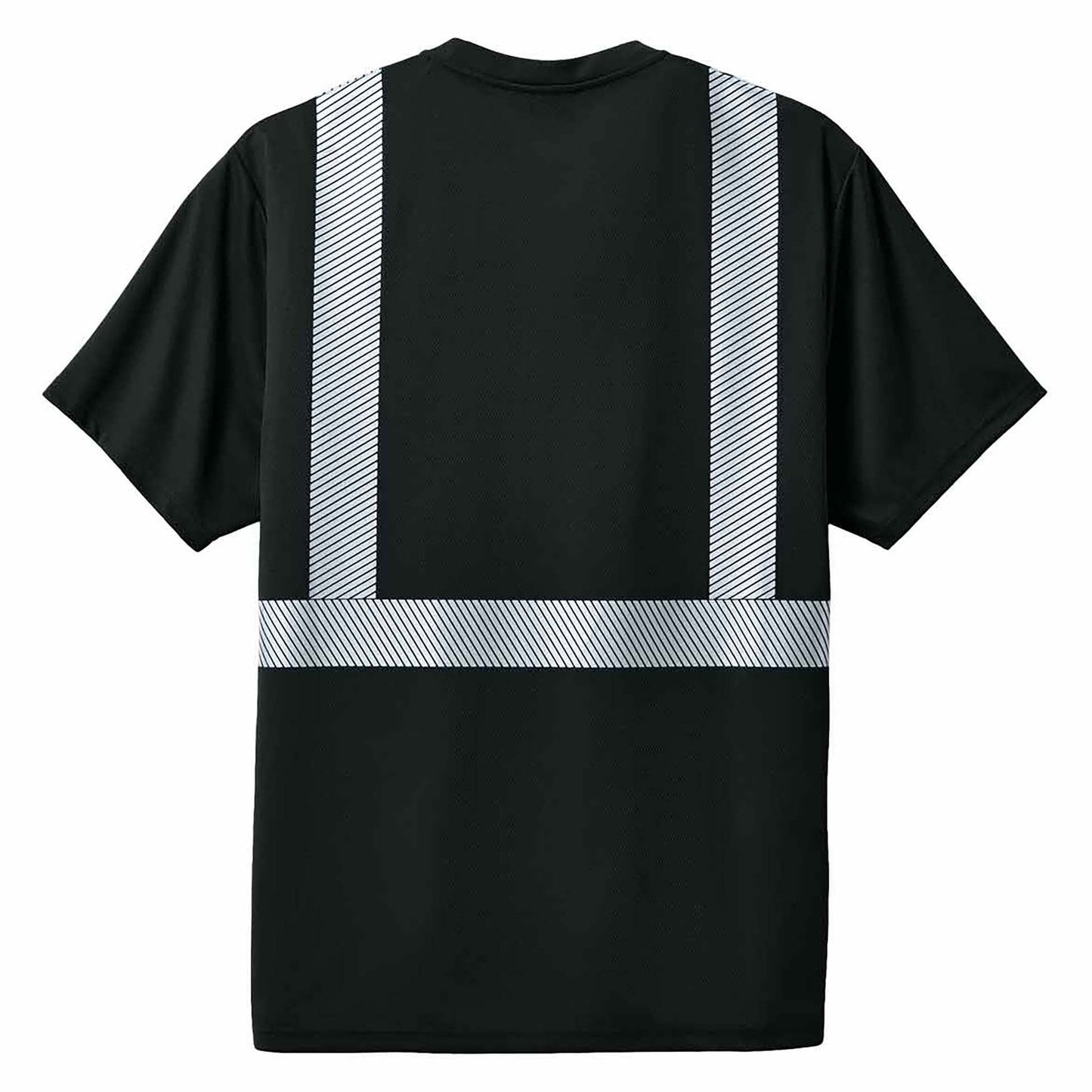 Black Safety Shirts - Cornerstone - Bright Visibility Tee - Enhanced Performance