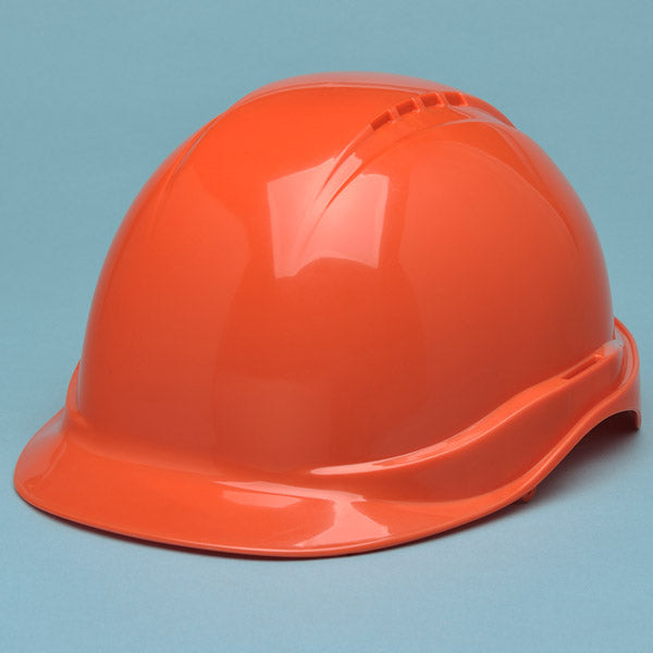Orange Hard Hats - Elvex - Vented Lightweight Design