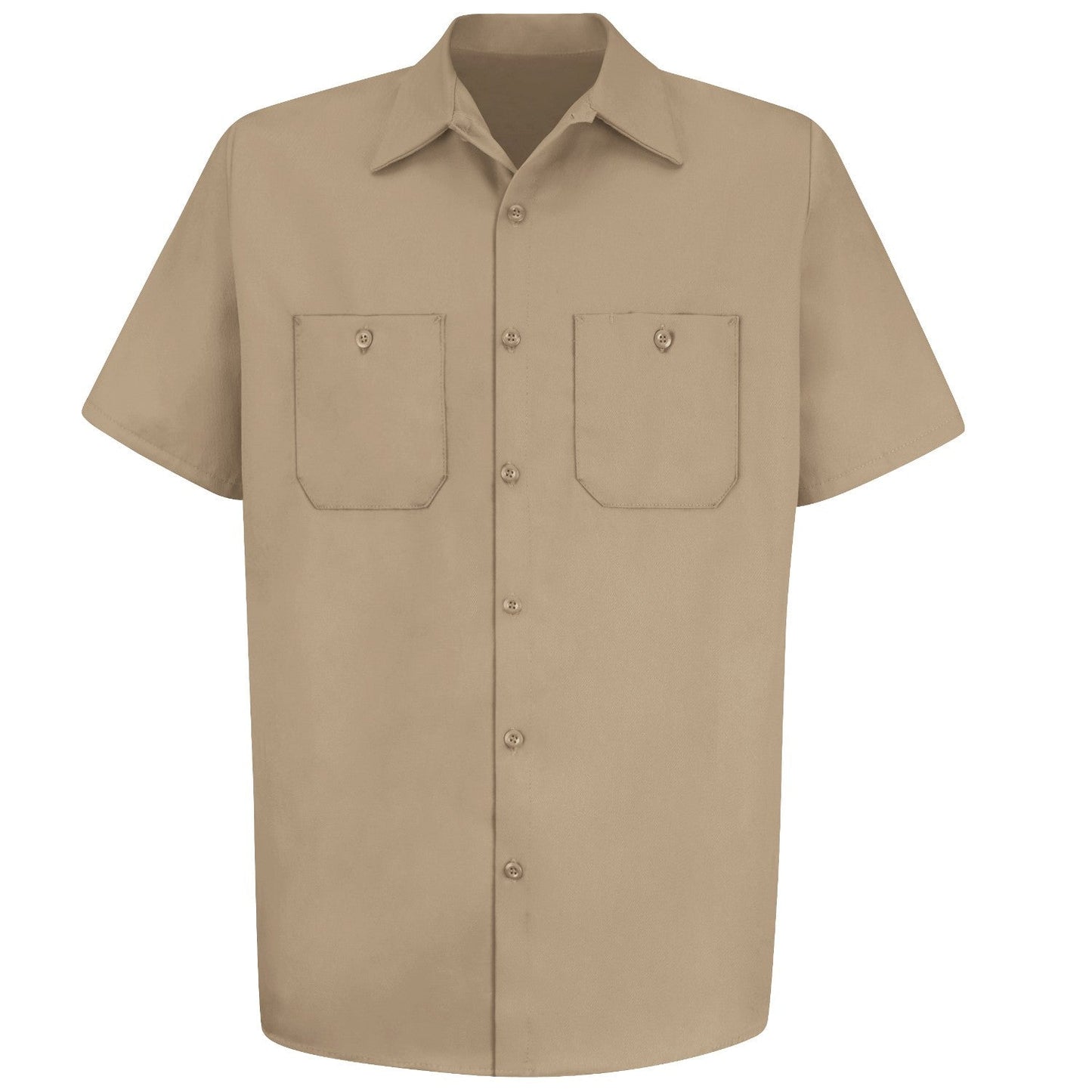 Dark Navy Button Up Shirt - Red Kap - Wrinkle Resistant