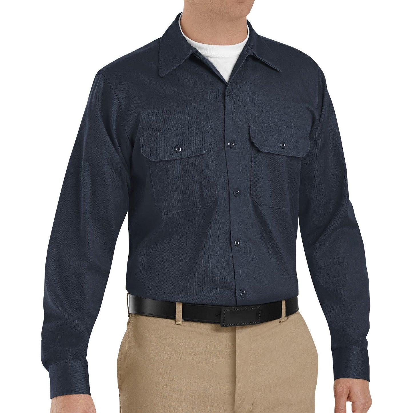 Charcoal Button Up Shirts - Red Kap - Heavyweight Cotton
