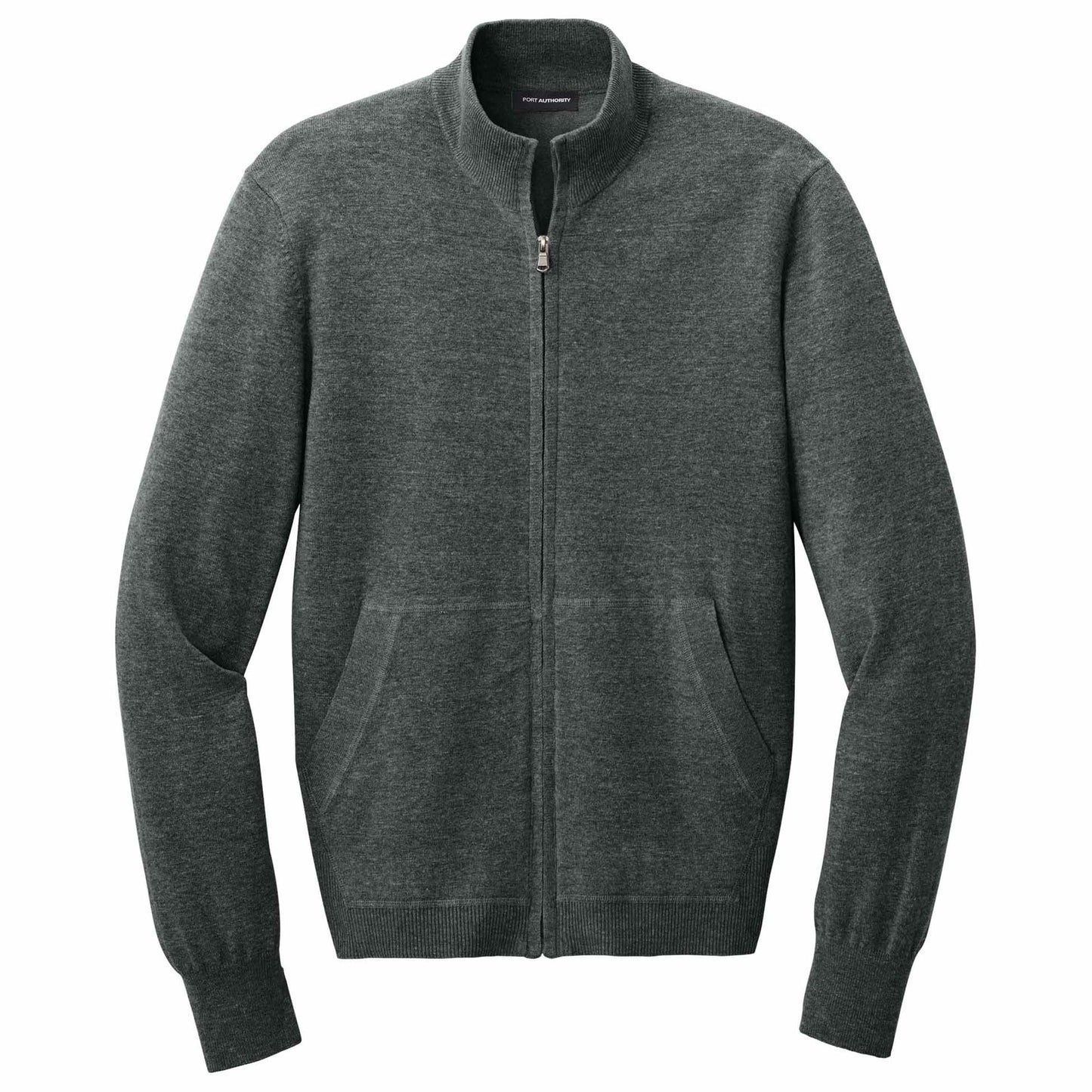 Charcoal Heather Sweater - Port Authority - Luxurious Fabric