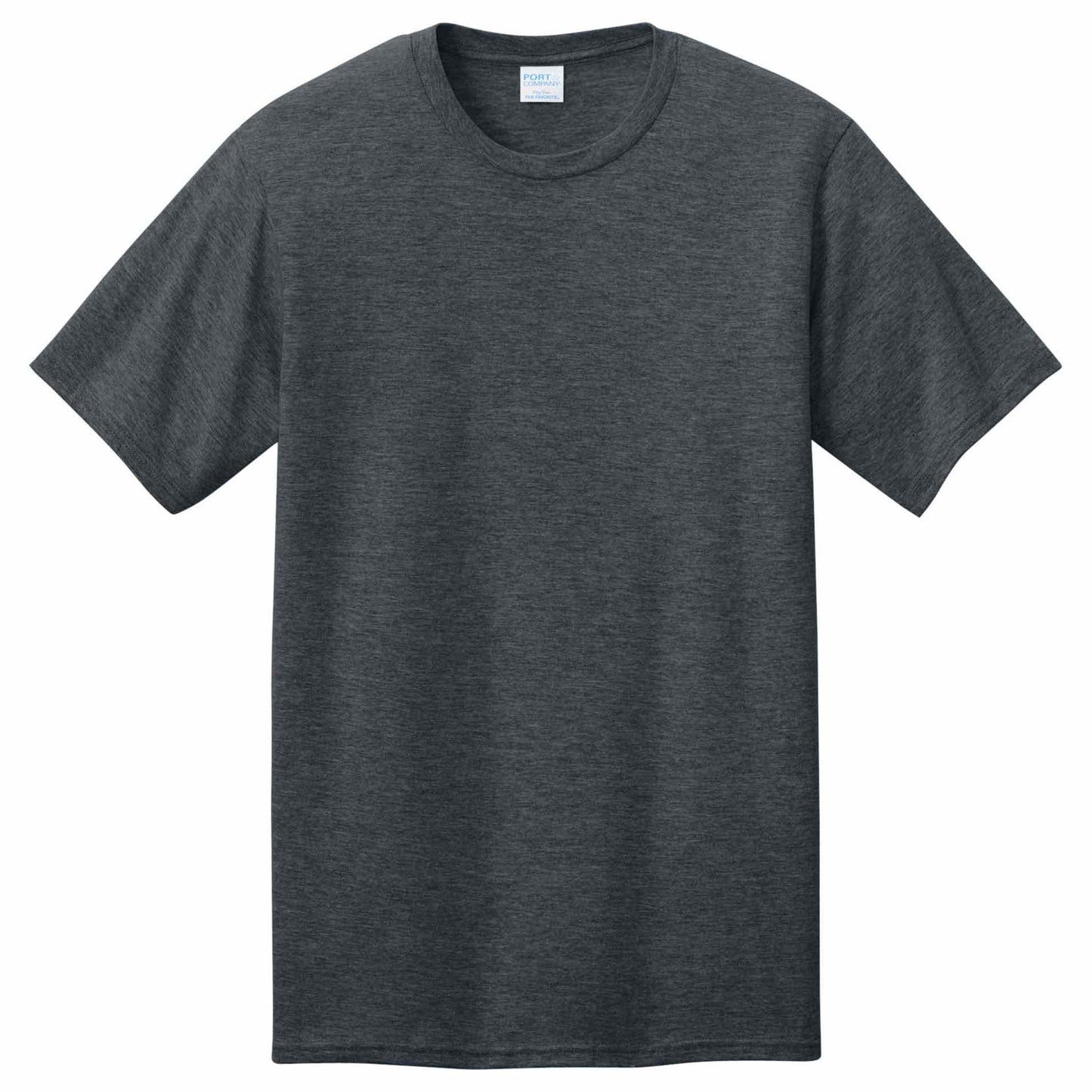 Dark Heather Grey T-Shirts - Port & Company - Soft Blend