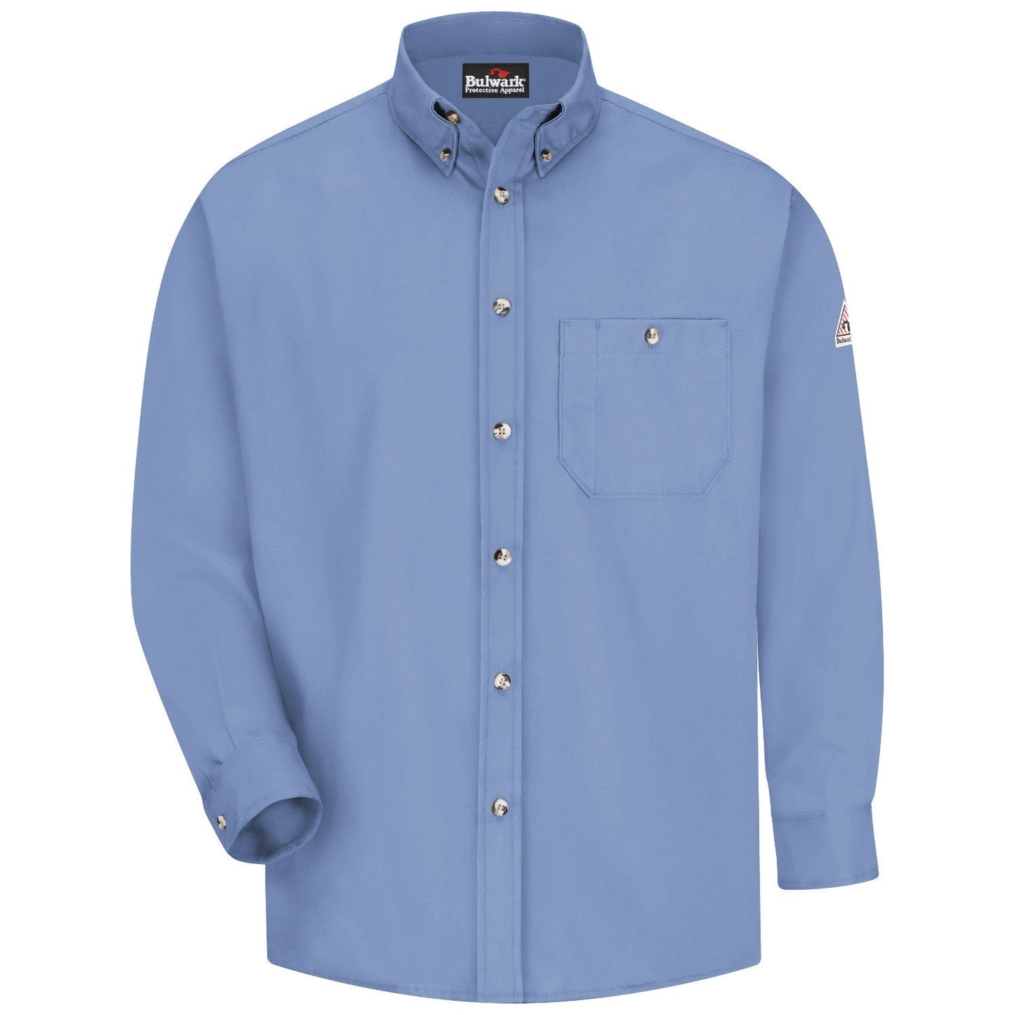 Khaki Button Down Shirt - Bulwark FR - Lightweight Design