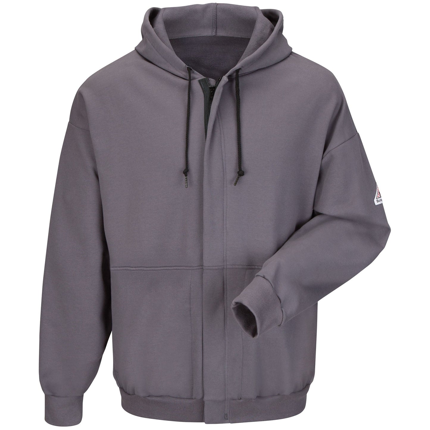 Charcoal Sweatshirts - Bulwark FR - Fleece Zip-Front