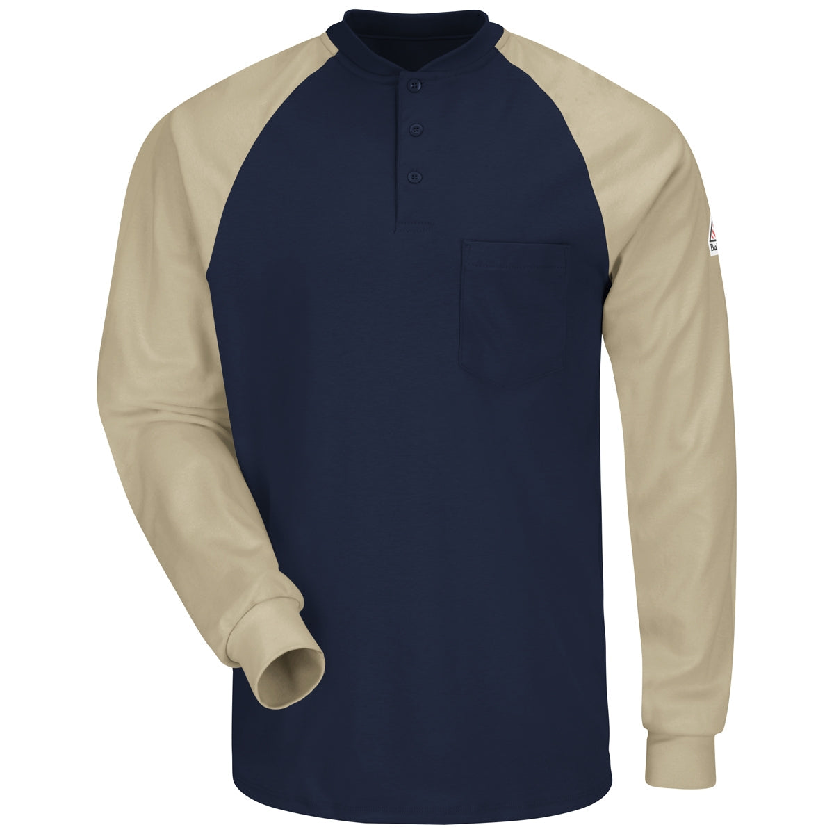 7.25 oz. Henley Shirt - Bulwark FR - Fire Resistant