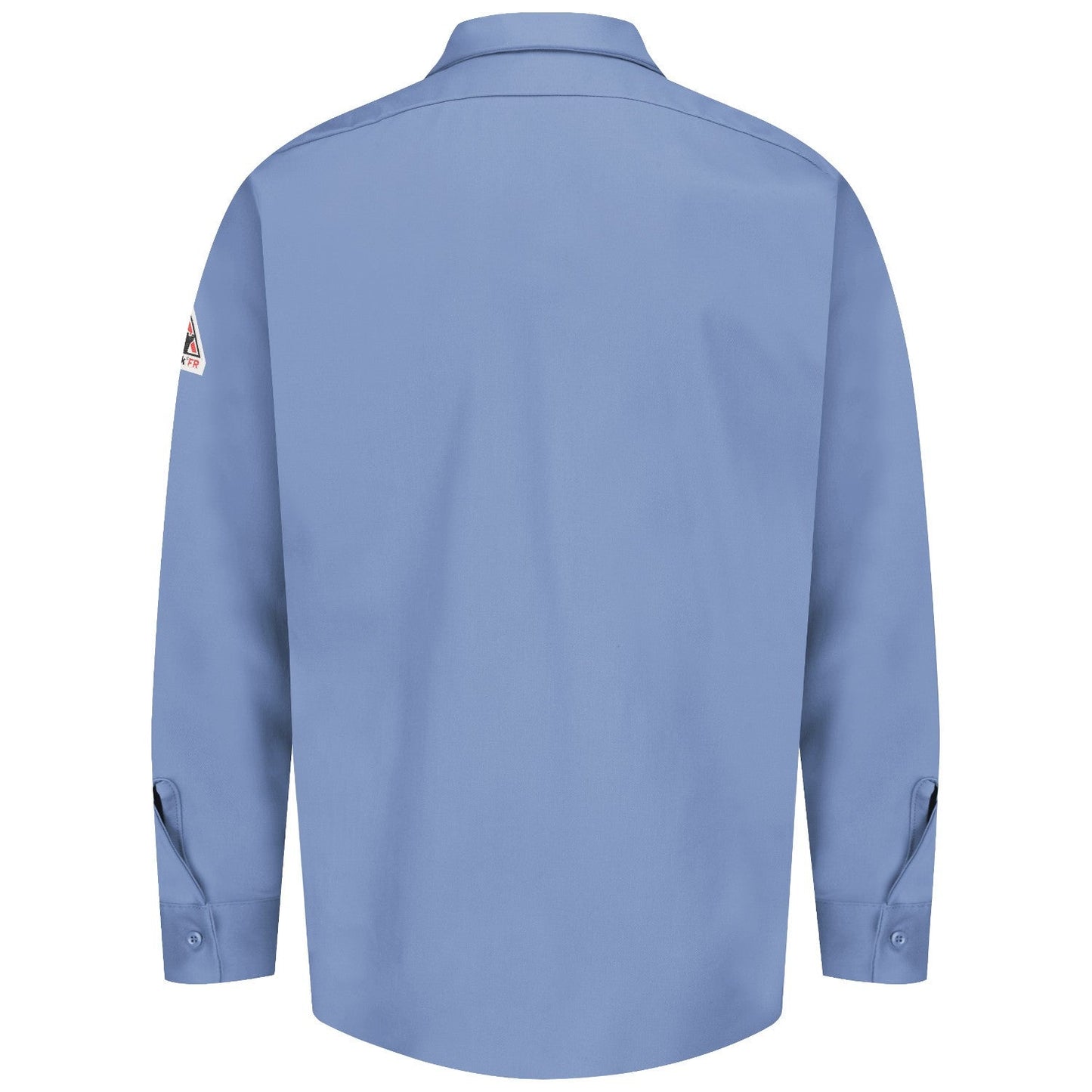 Khaki Button Up Shirt - Bulwark FR - Midweight Cotton